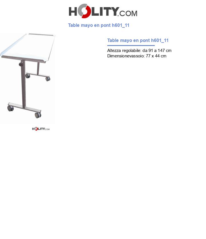 Table mayo en pont h601_11