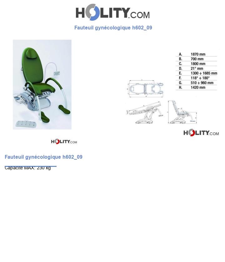 Fauteuil gynécologique h602_09