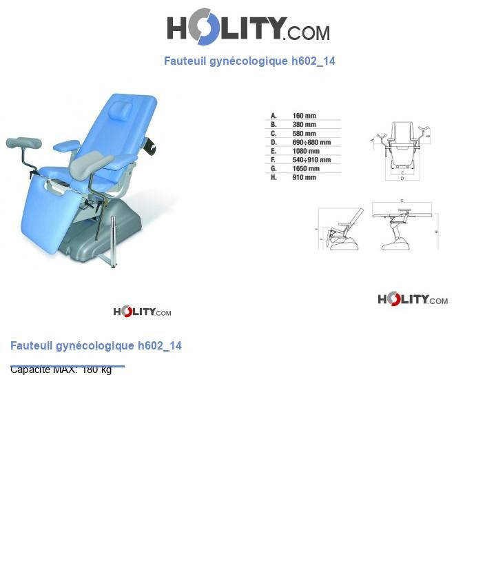 Fauteuil gynécologique h602_14