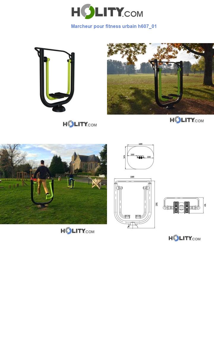 Marcheur pour fitness urbain h607_01