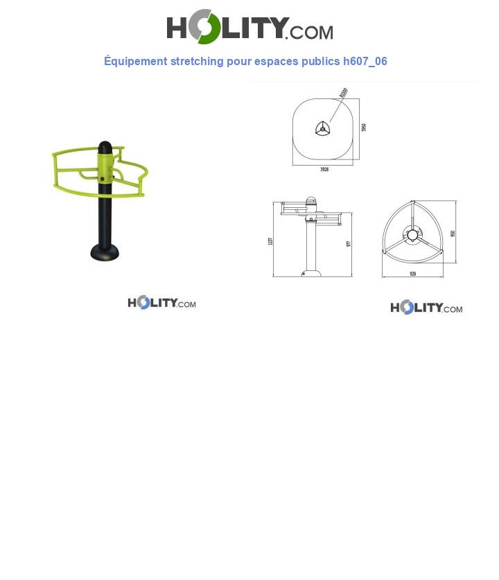 Équipement stretching pour espaces publics h607_06