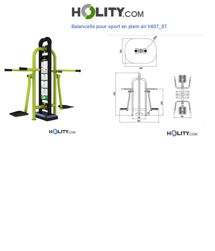 Balancelle pour sport en plein air h607_07