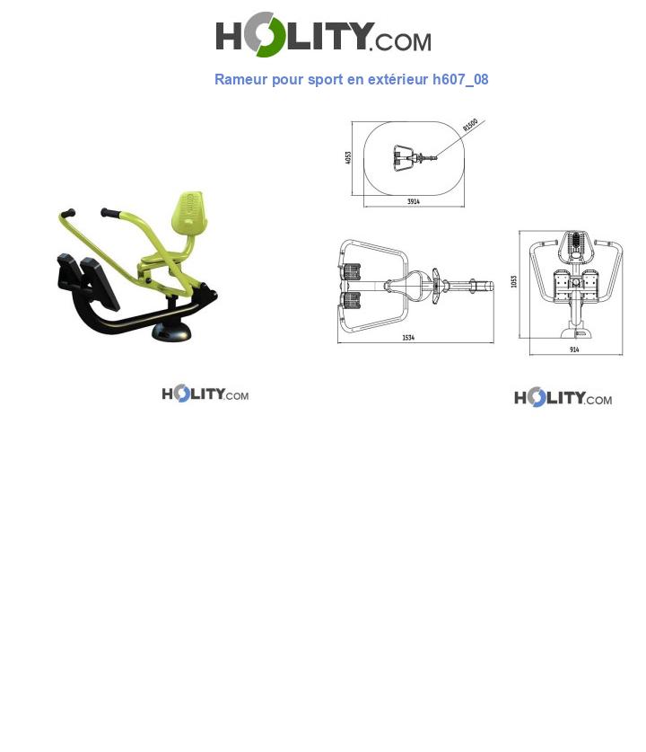 Rameur pour sport en extérieur h607_08