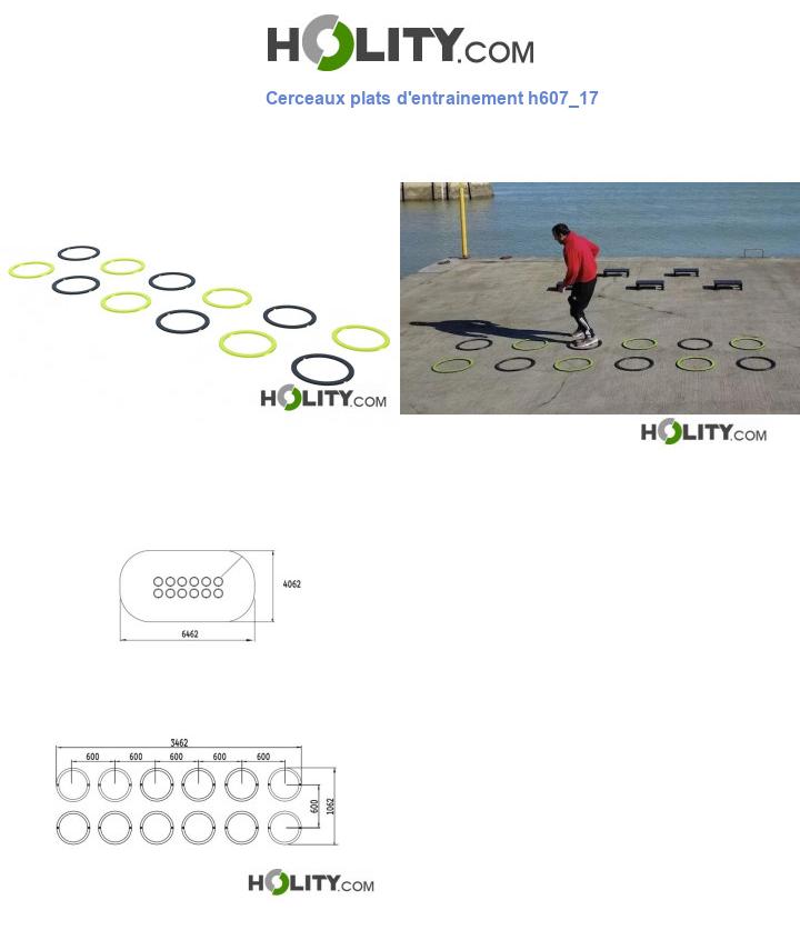 Cerceaux plats d'entrainement h607_17