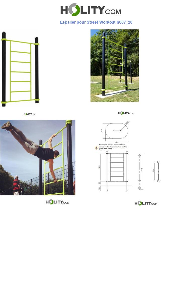 Espalier pour Street Workout h607_20