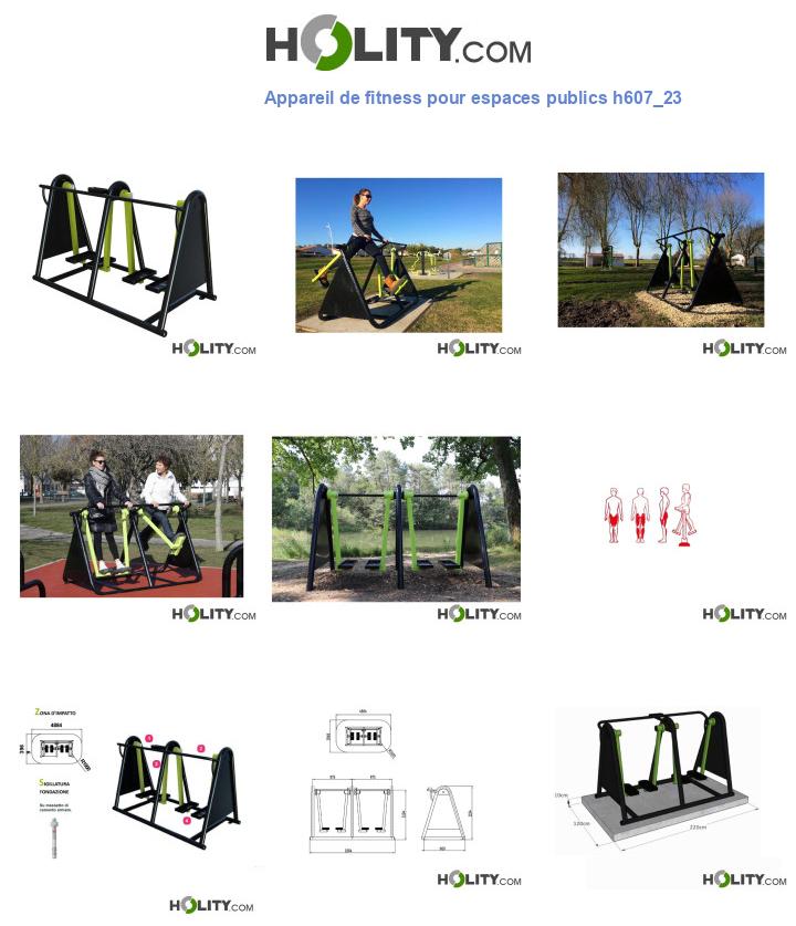 Appareil de fitness pour espaces publics h607_23