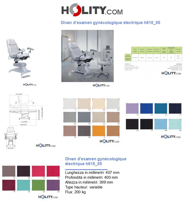 Divan d'examen gynécologique électrique h610_05