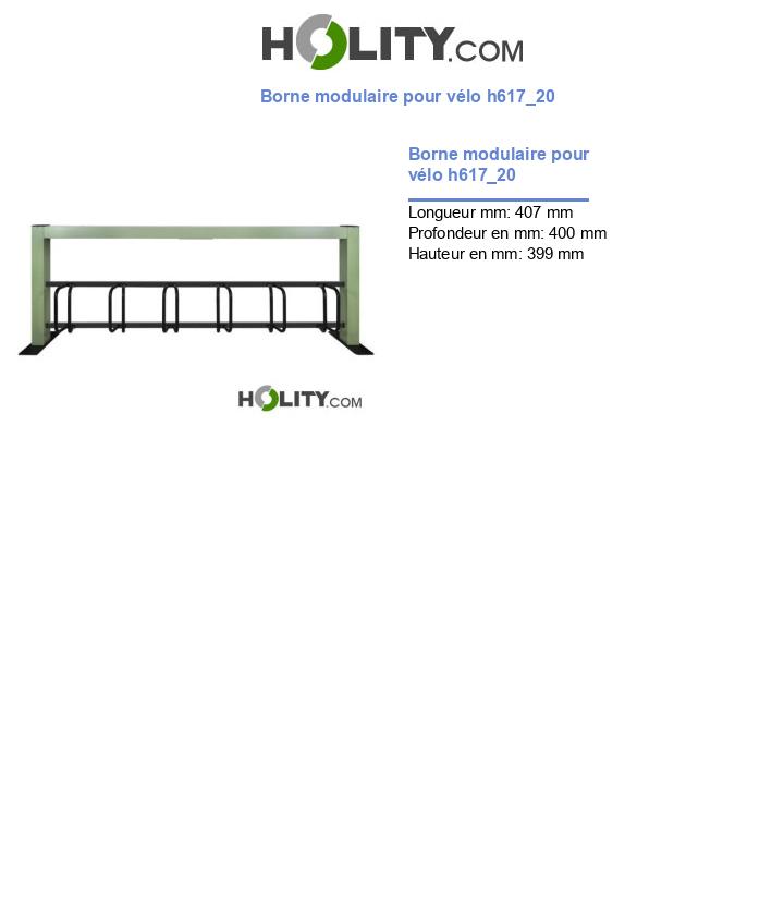 Borne modulaire pour vélo h617_20