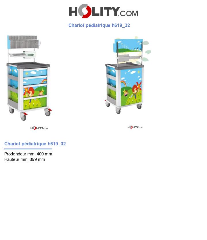 Chariot pédiatrique h619_32