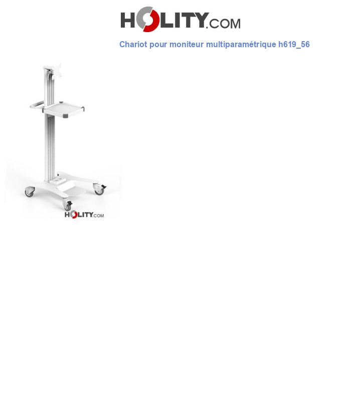 Chariot pour moniteur multiparamétrique h619_56