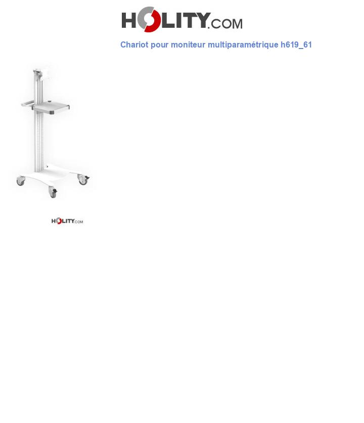 Chariot pour moniteur multiparamétrique h619_61
