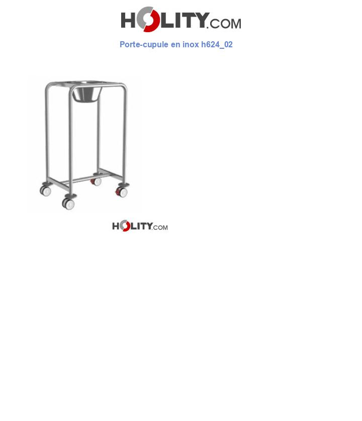 Porte-cupule en inox h624_02