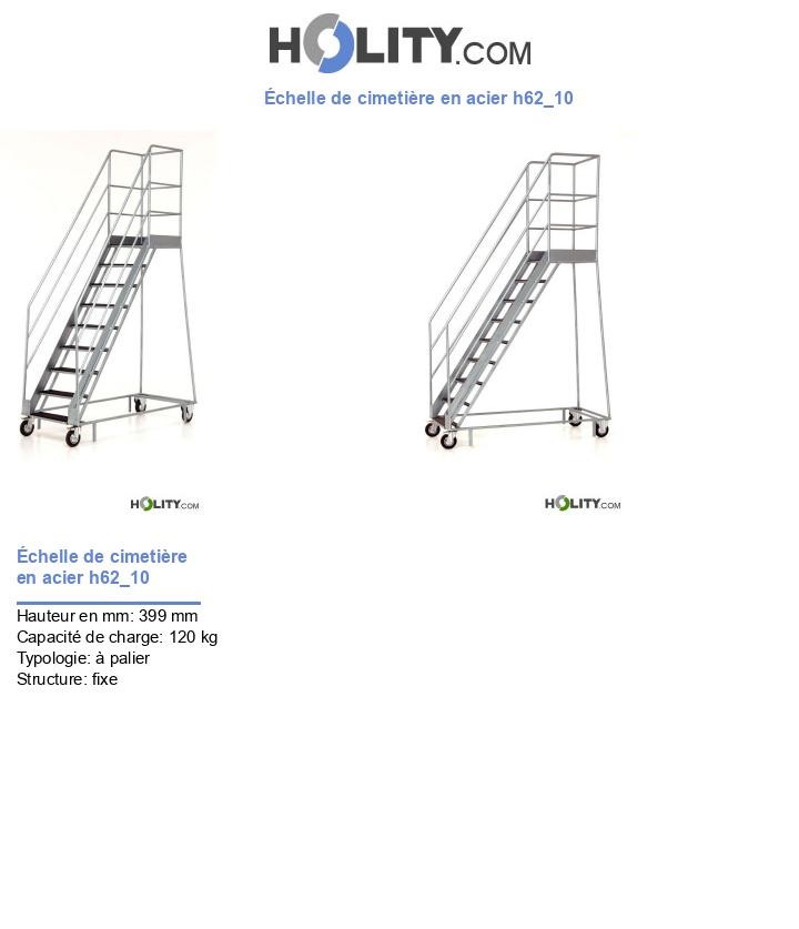 Échelle de cimetière en acier h62_10
