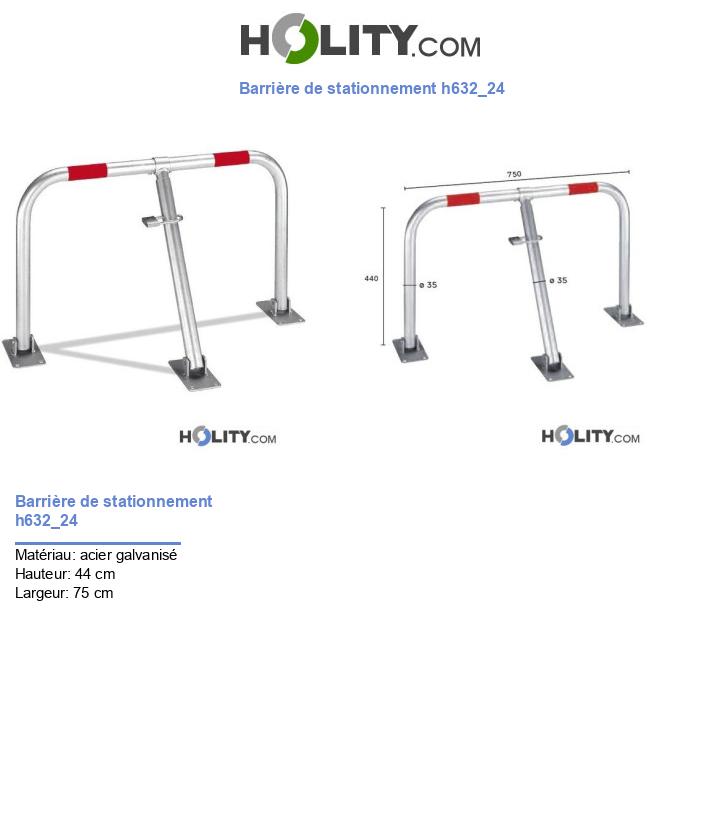 Barrière de stationnement h632_24