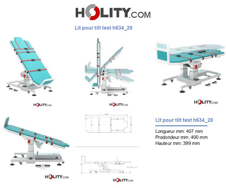Lit pour tilt test h634_20