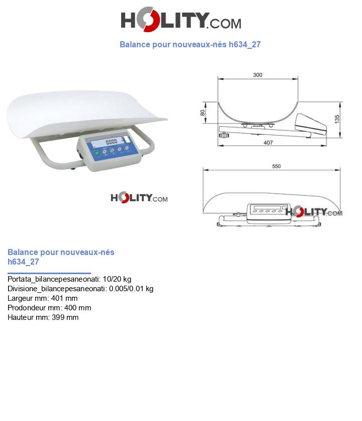 Balance pour nouveaux-nés h634_27