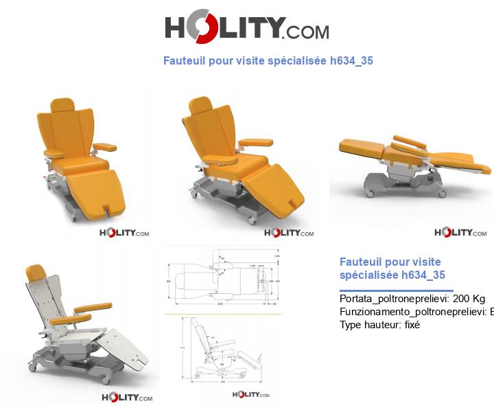 Fauteuil pour visite spécialisée h634_35