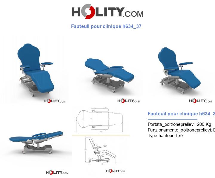 Fauteuil pour clinique h634_37