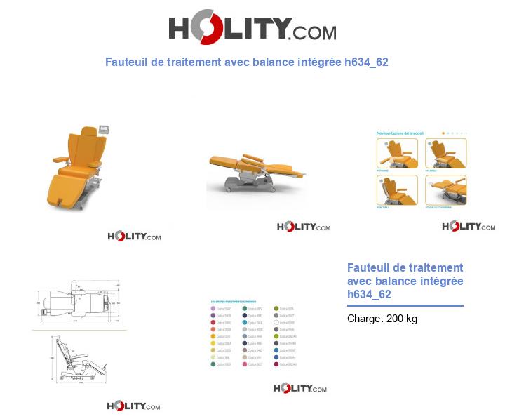 Fauteuil de traitement avec balance intégrée h634_62