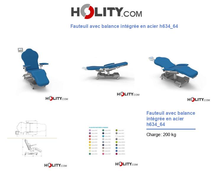 Fauteuil avec balance intégrée en acier h634_64