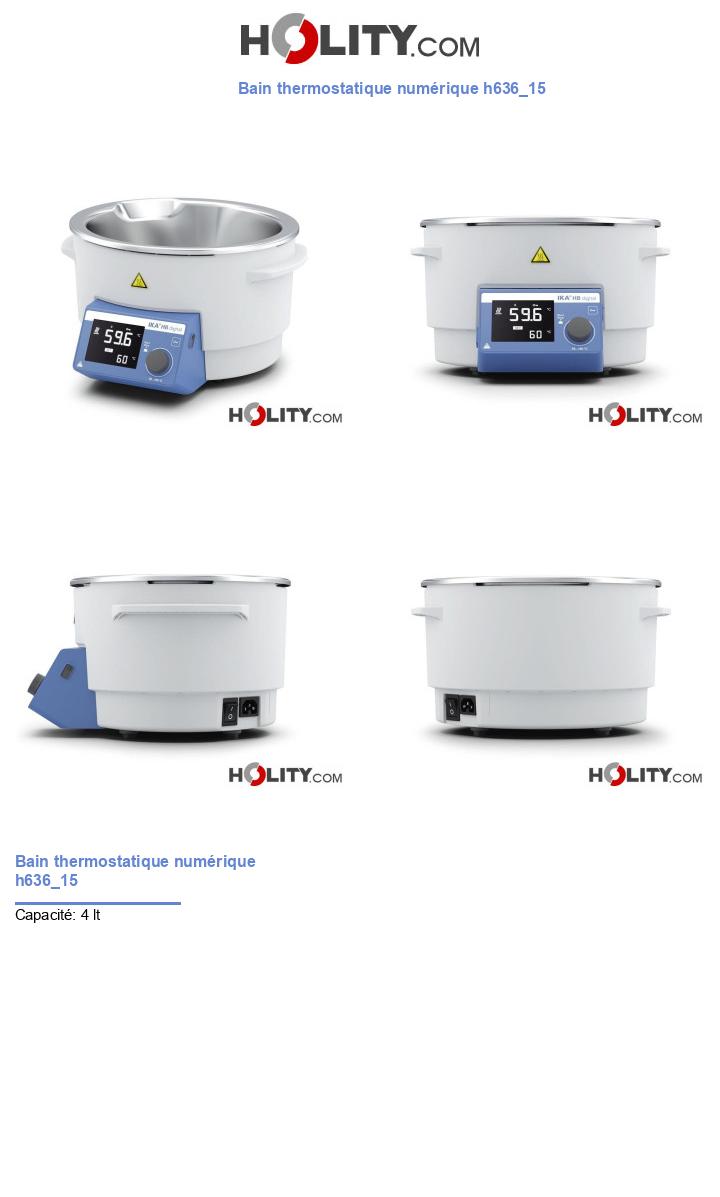 Bain thermostatique numérique h636_15
