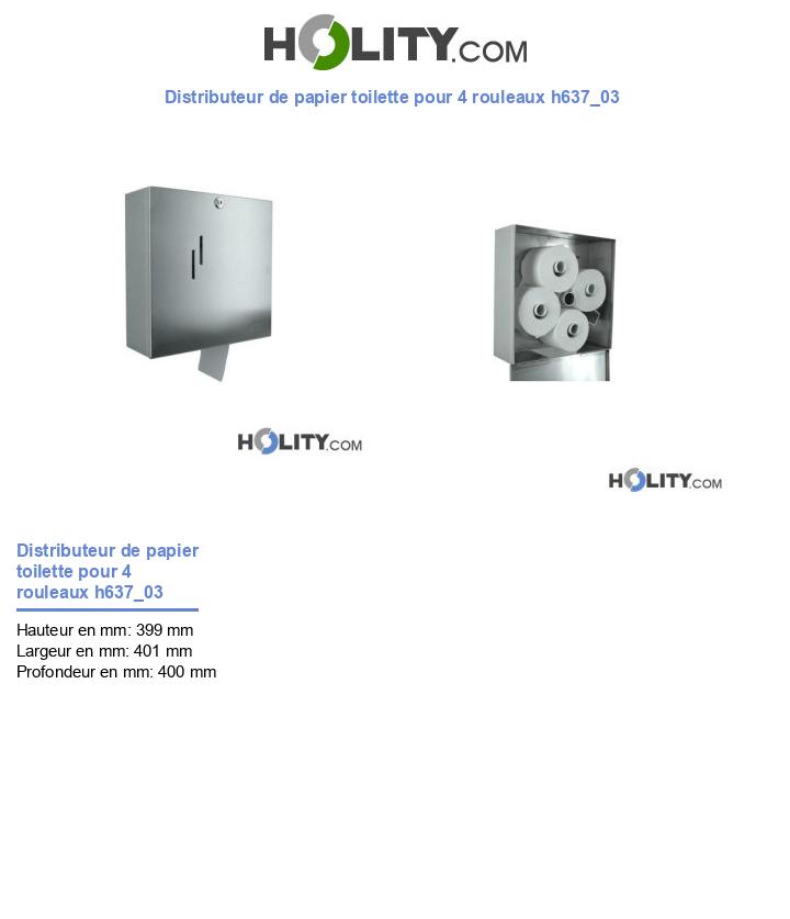 Distributeur de papier toilette pour 4 rouleaux h637_03