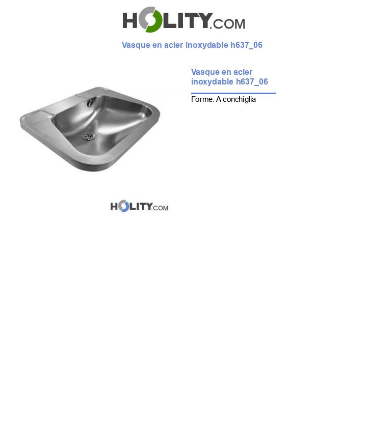 Vasque en acier inoxydable h637_06