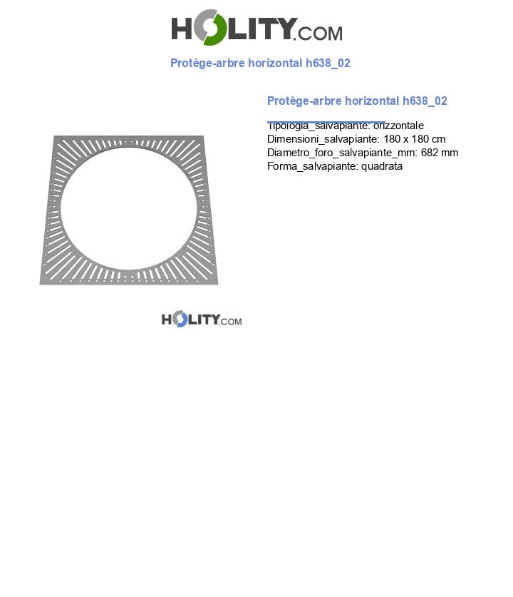Protège-arbre horizontal h638_02