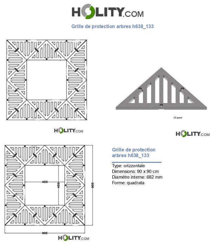 Grille de protection arbres h638_133