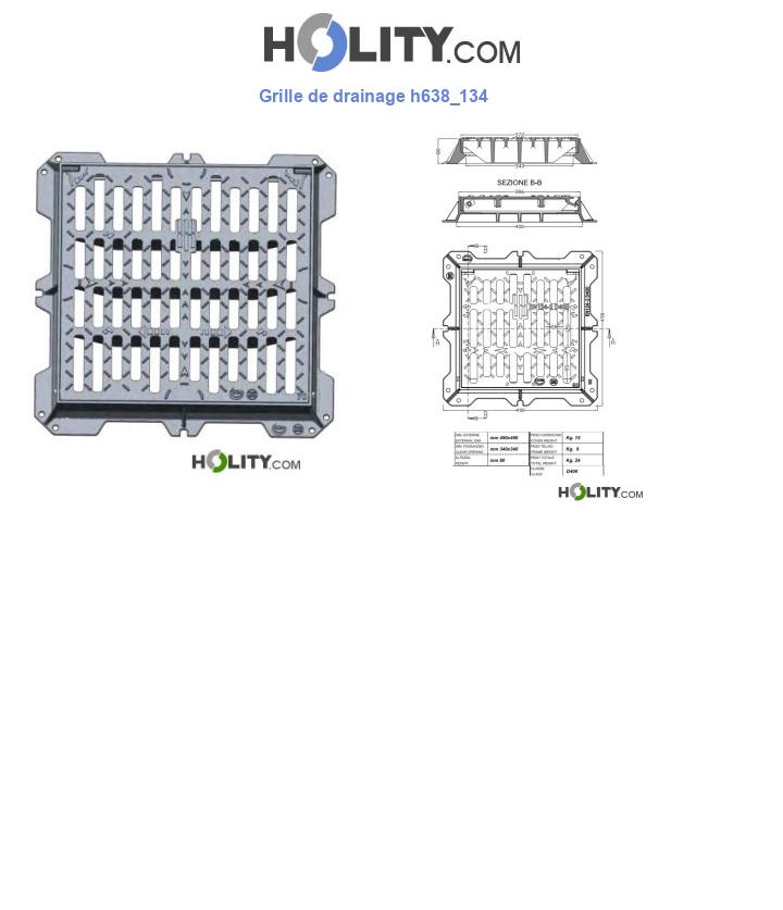 Grille de drainage h638_134