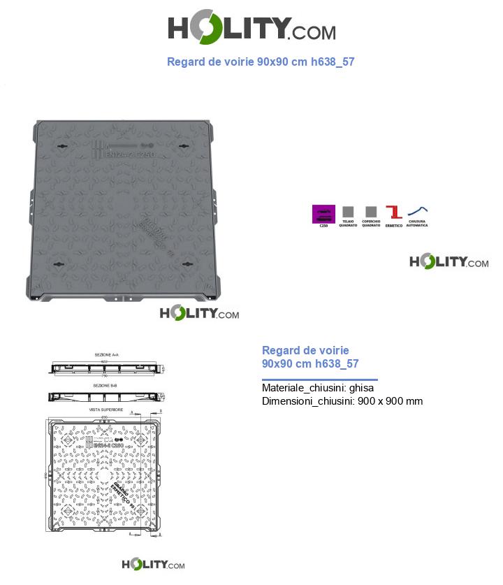 Regard de voirie 90x90 cm h638_57