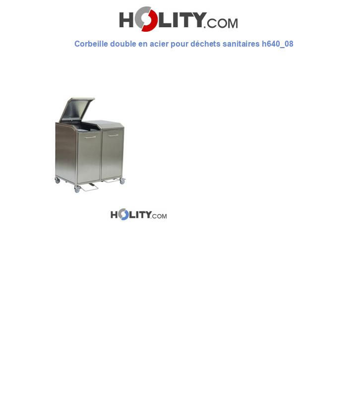 Corbeille double en acier pour déchets sanitaires h640_08