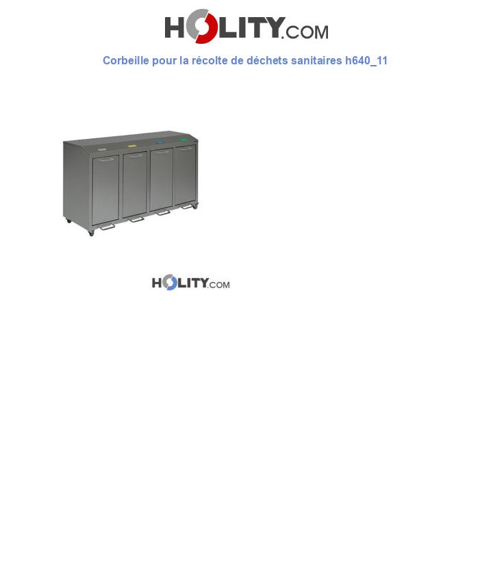 Corbeille pour la récolte de déchets sanitaires h640_11