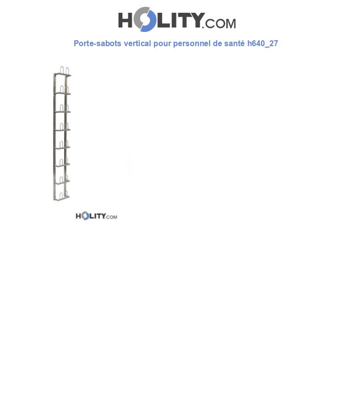 Porte-sabots vertical pour personnel de santé h640_27