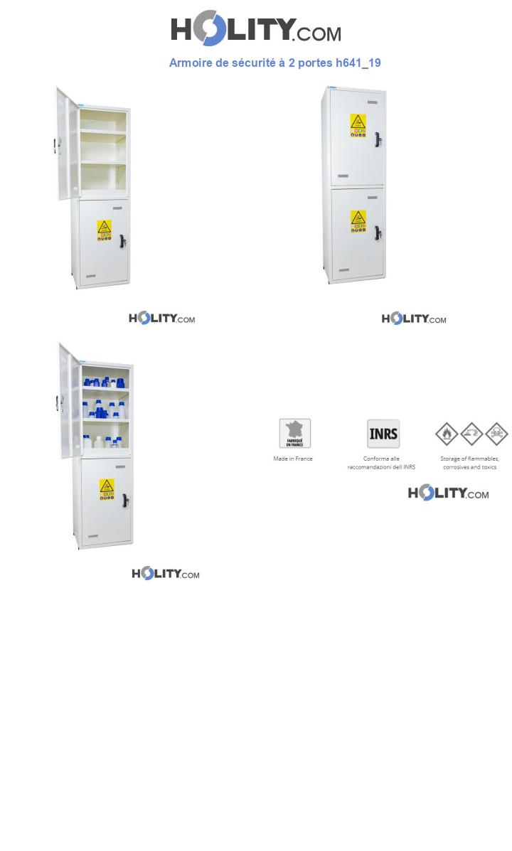 Armoire de sécurité à 2 portes h641_19