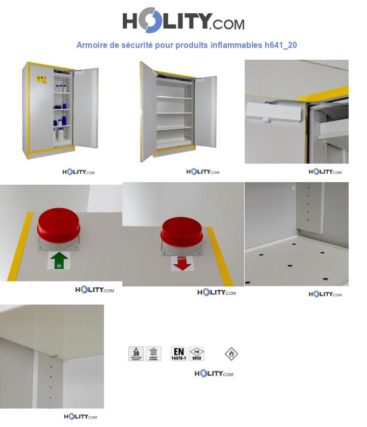 Armoire de sécurité pour produits inflammables h641_20