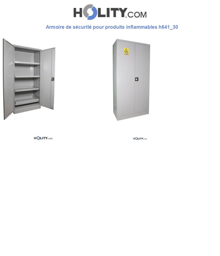 Armoire de sécurité pour produits inflammables h641_30