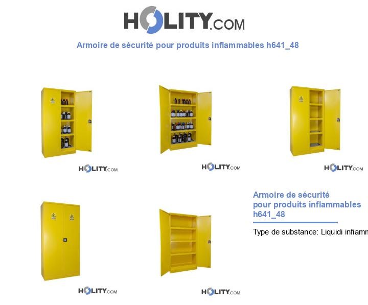 Armoire de sécurité pour produits inflammables h641_48