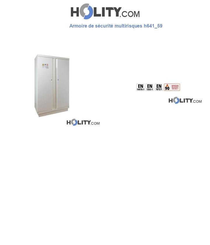 Armoire de sécurité multirisques h641_59