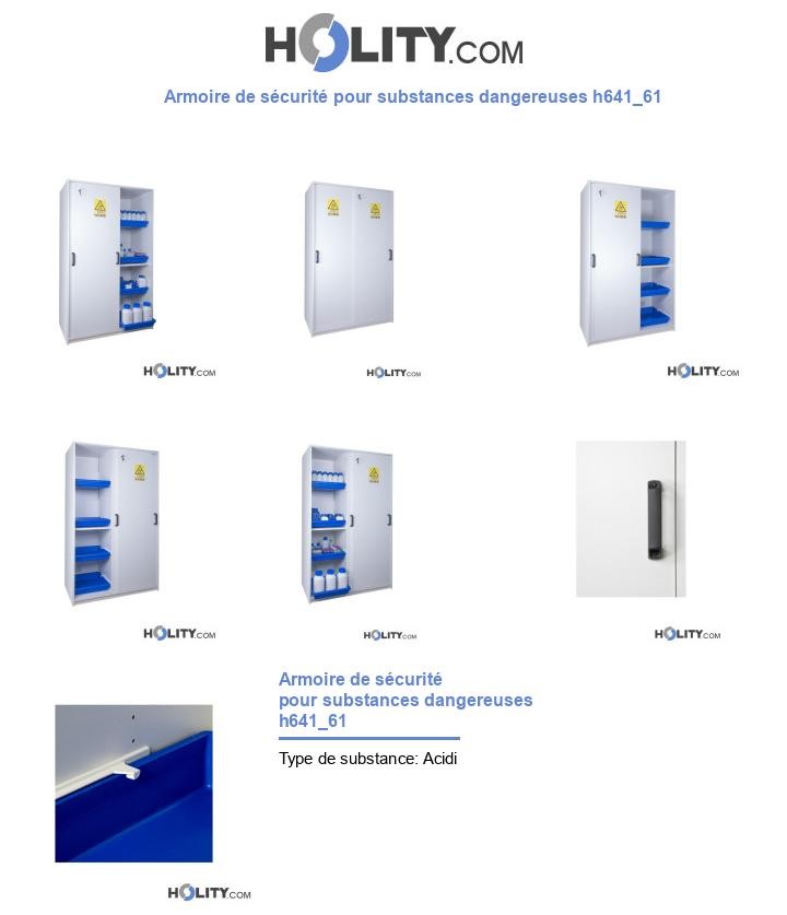 Armoire de sécurité pour substances dangereuses h641_61