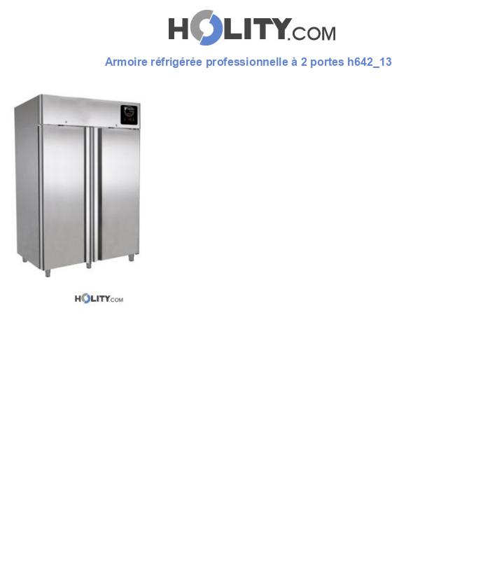 Armoire réfrigérée professionnelle à 2 portes h642_13