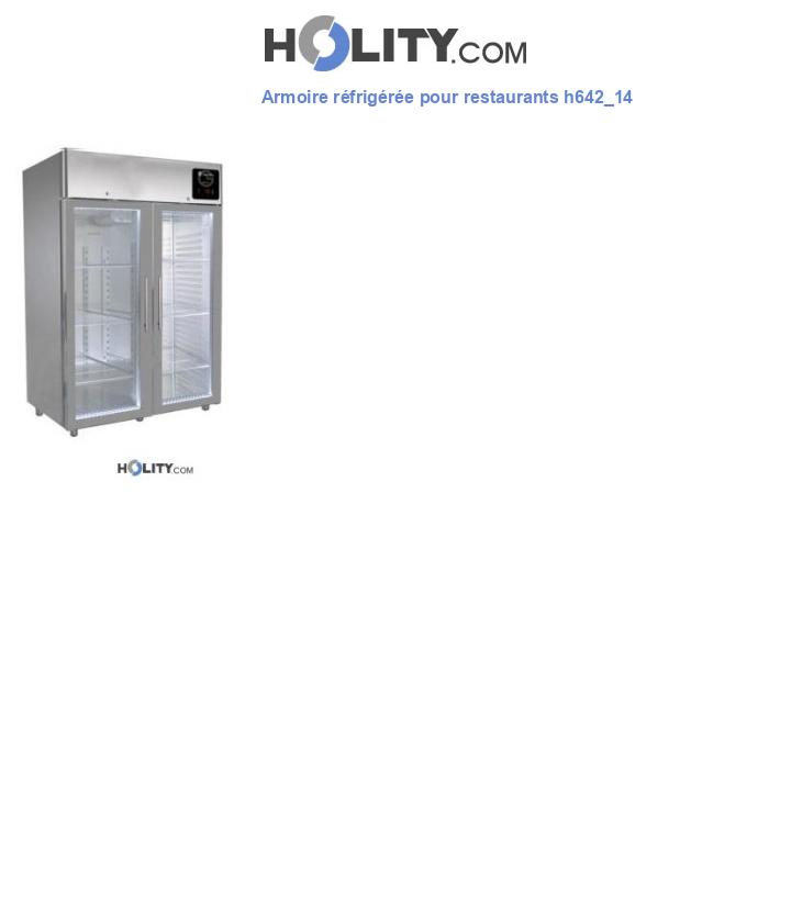 Armoire réfrigérée pour restaurants h642_14