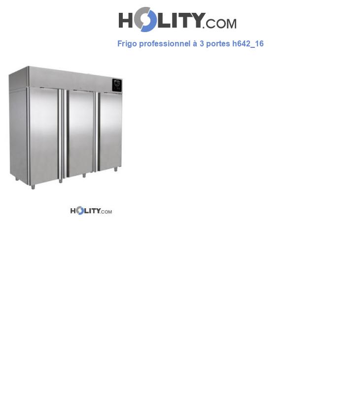 Frigo professionnel à 3 portes h642_16