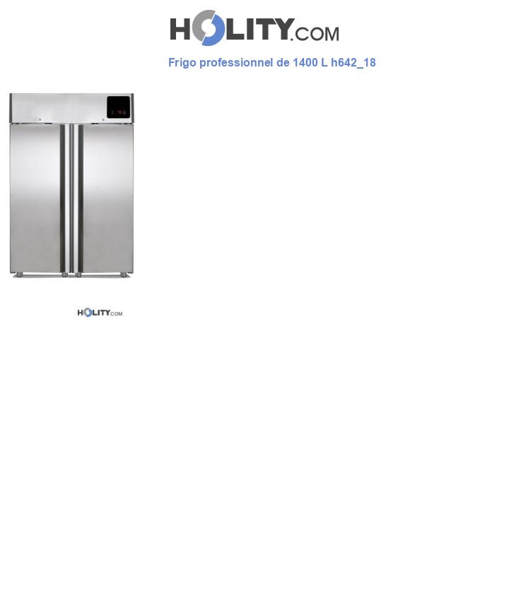 Frigo professionnel de 1400 L h642_18