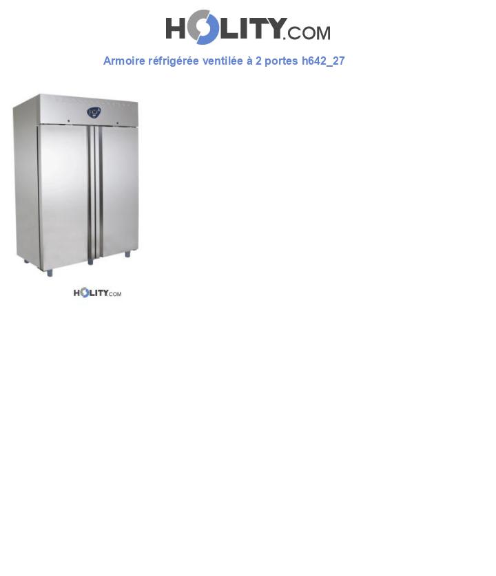 Armoire réfrigérée ventilée à 2 portes h642_27