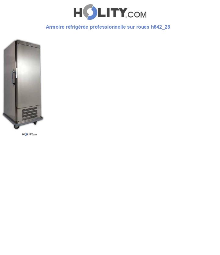 Armoire réfrigérée professionnelle sur roues h642_28
