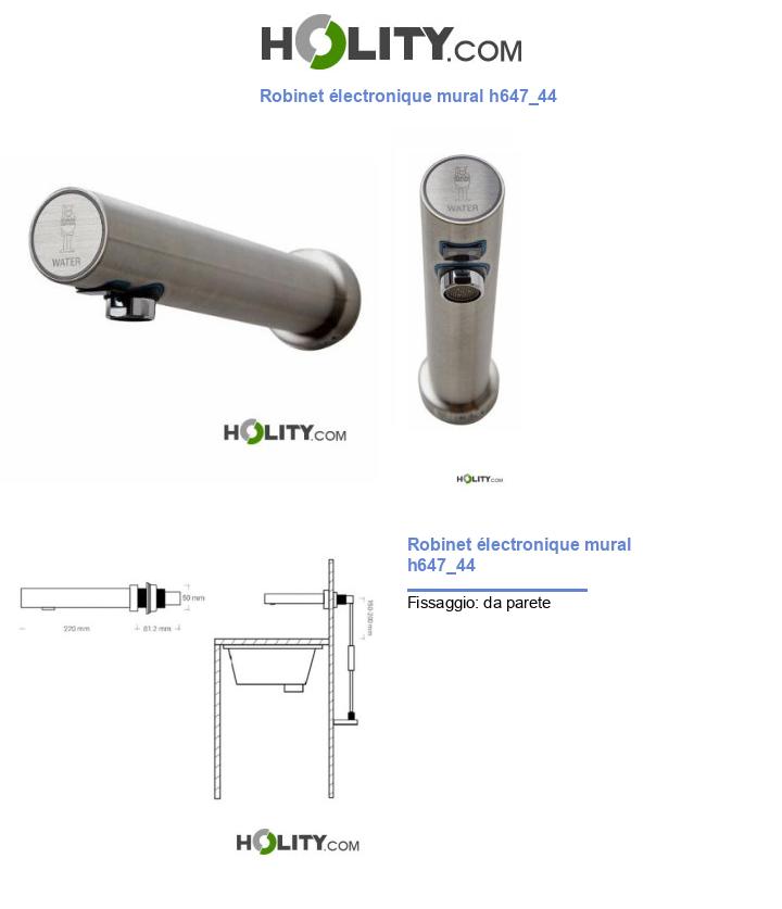 Robinet électronique mural h647_44