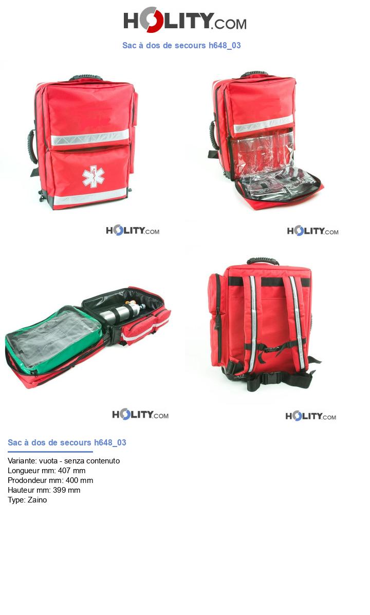 Sac à dos de secours h648_03