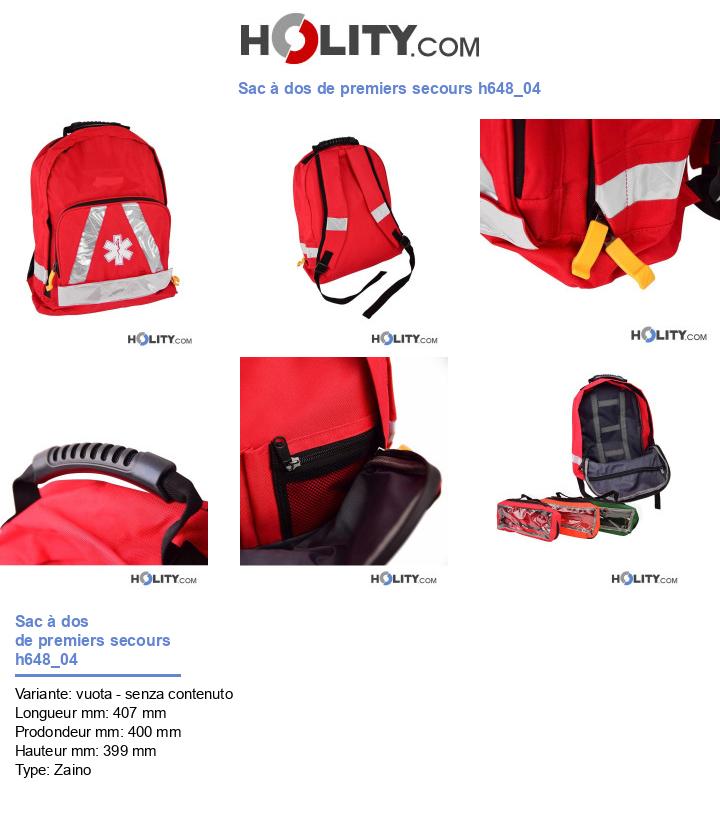 Sac à dos de premiers secours h648_04