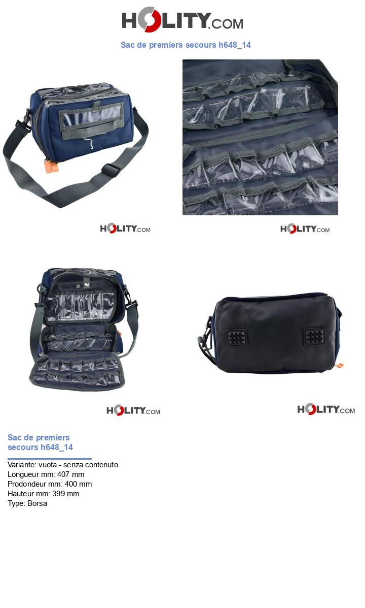 Sac de premiers secours h648_14